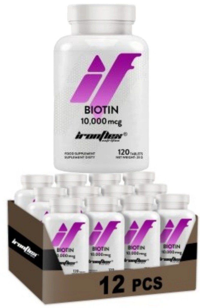 BIOTIN 10.000MG
120 COMPRIMES

CARTON DE 12