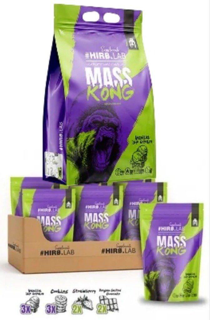 MASS KONG 1000G
CARON DE 12