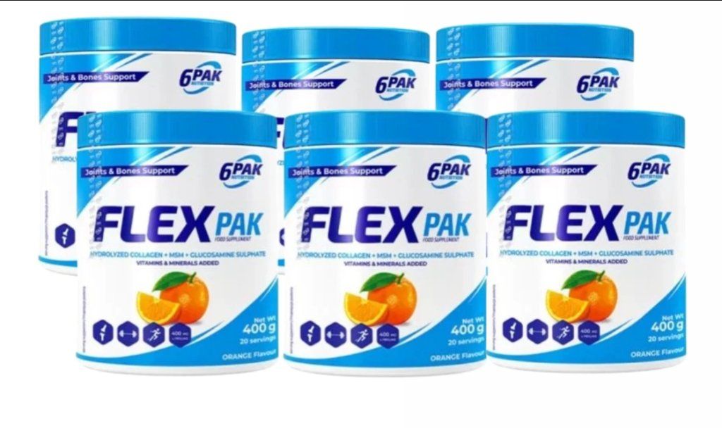 flex complet
glucosamin 
msm
cllagen
400g